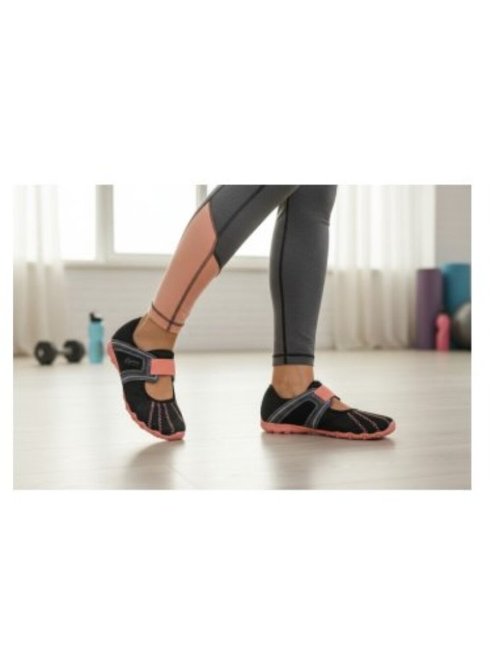 CURVES for Women Black Toning Walking Sneakers Ladies Size 8